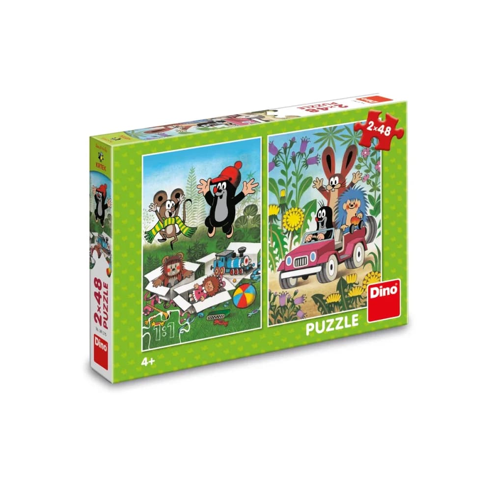 Puzzle Krtek se Raduje 2x48 dílků - náhled 4