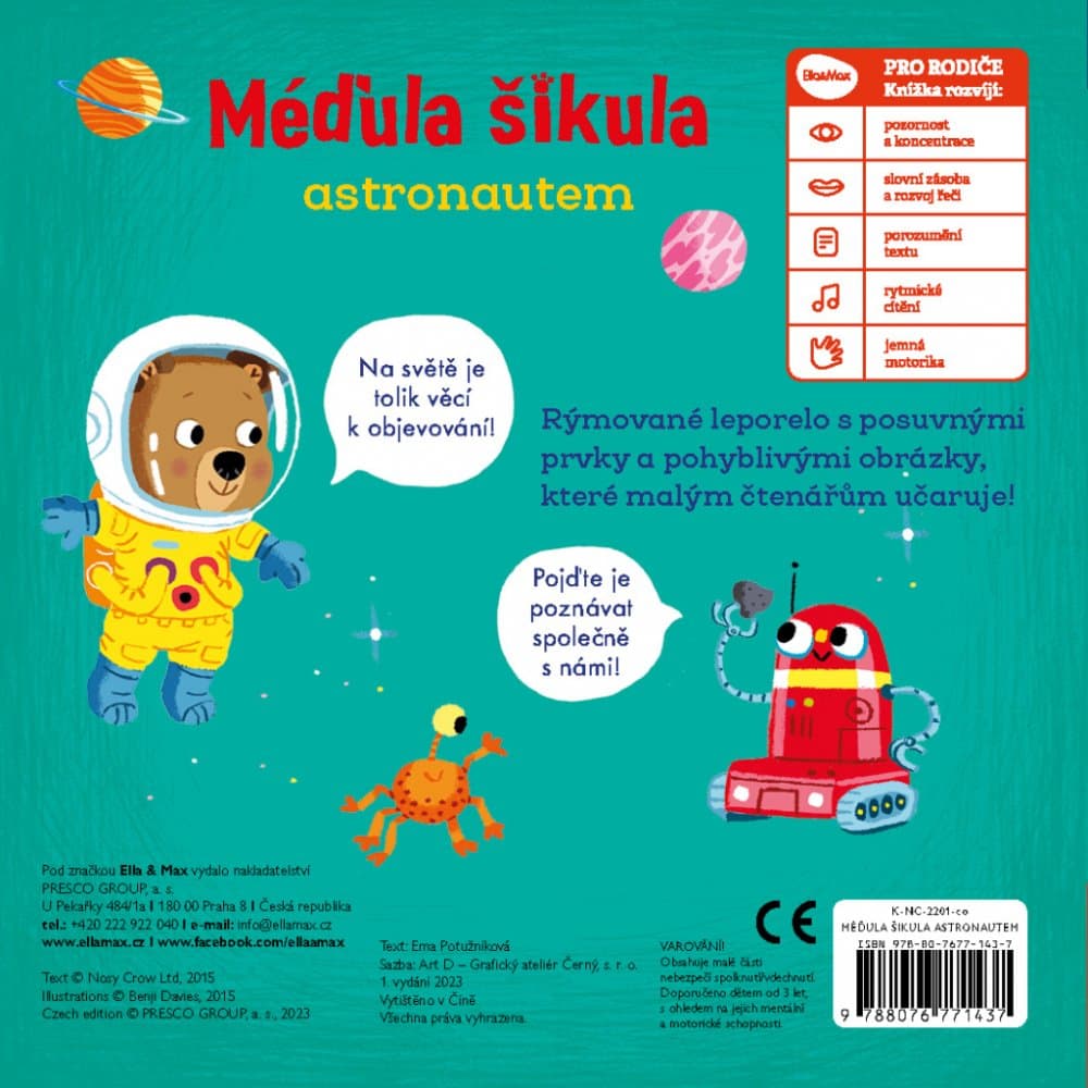 MÉĎULA ŠIKULA ASTRONAUTEM – Obrázky s pohyblivými prvky - náhled 5