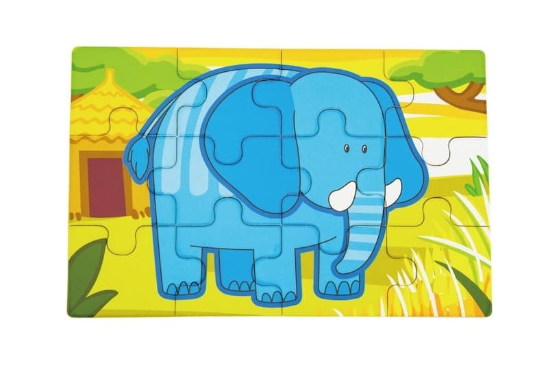 Dřevěné puzzle - džungle Viga - náhled 3