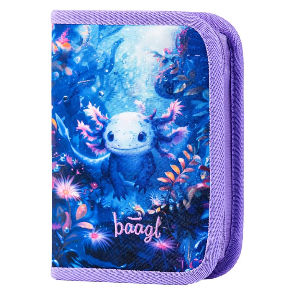 BAAGL Školní penál jednopatrový Axolotl - náhled 1