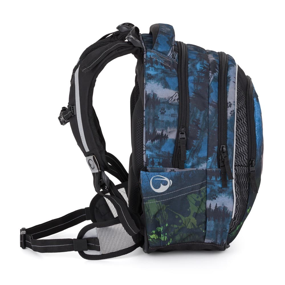 Školní batoh pro prvňáčky Bagmaster LUMI 24 F Vlk - náhled 2