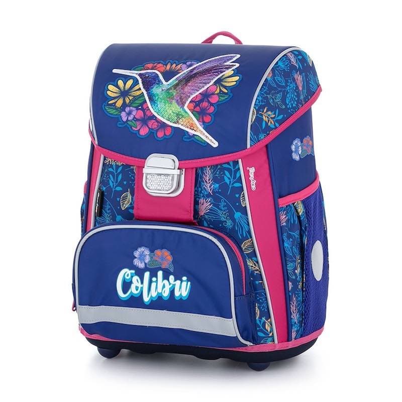 Oxybag Školní aktovka PREMIUM Kolibřík