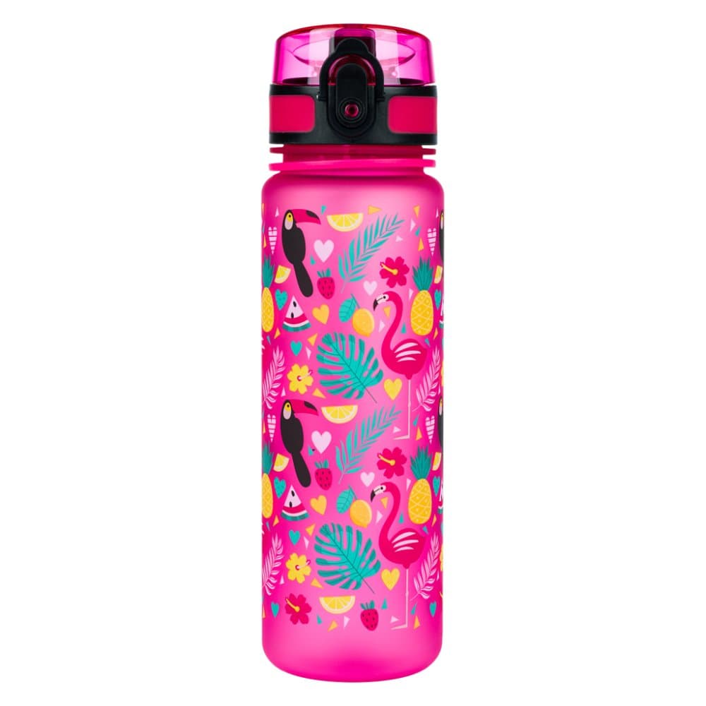 BAAGL Tritanová láhev na pití Plameňáci, 500 ml - náhled 2