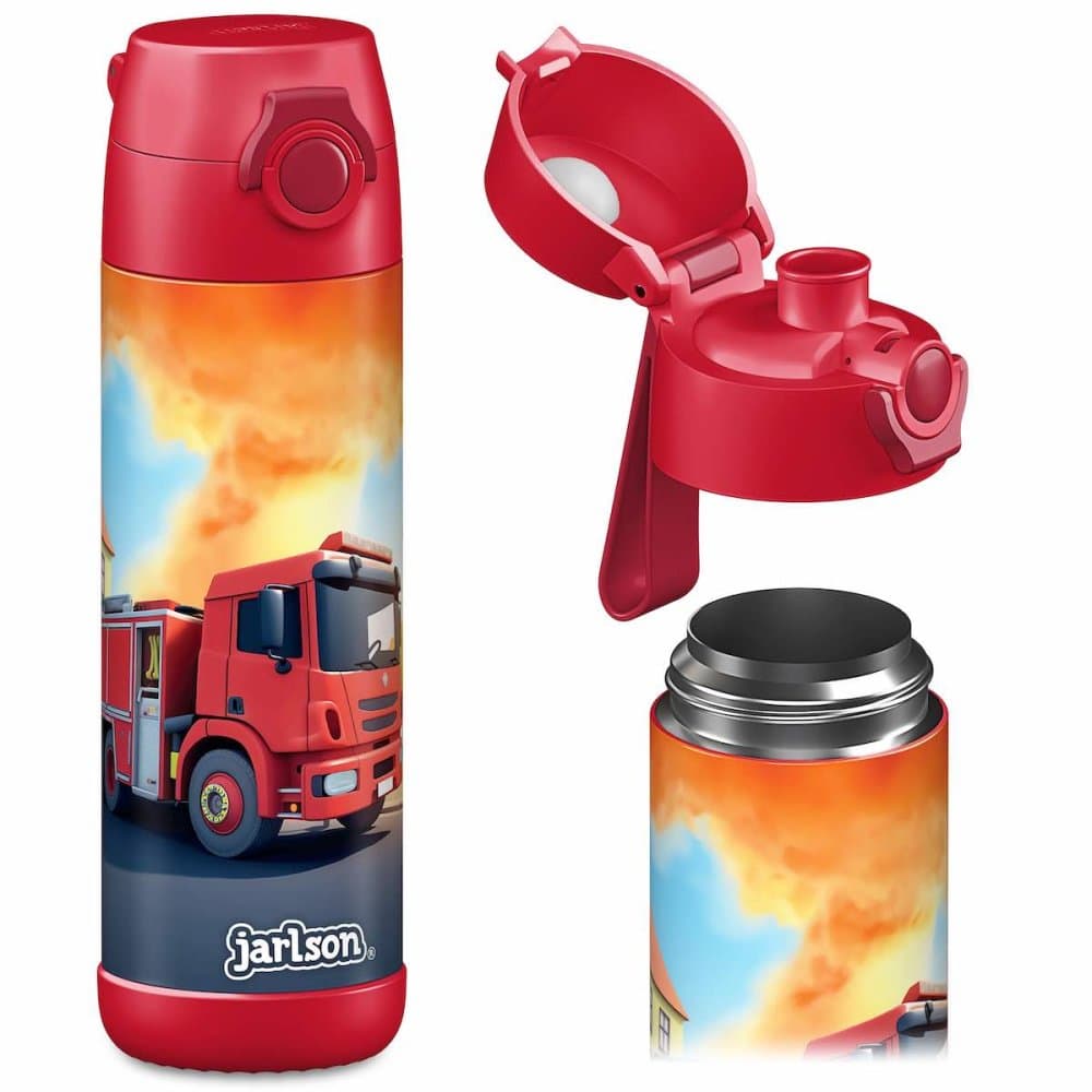 Dětská nerezová termoláhev JARLSON MALI Hasiči 500 ml - náhled 1