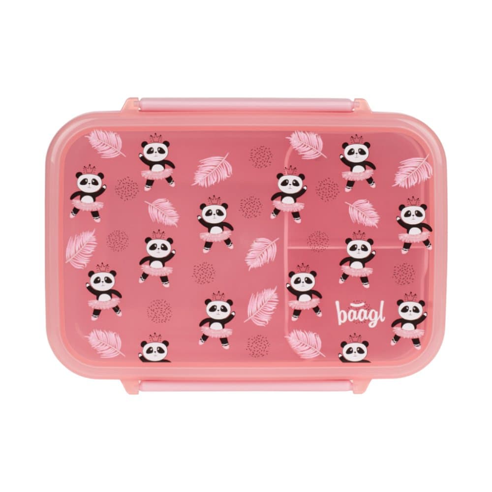 BAAGL Box na svačinu s přihrádkami Panda - náhled 2