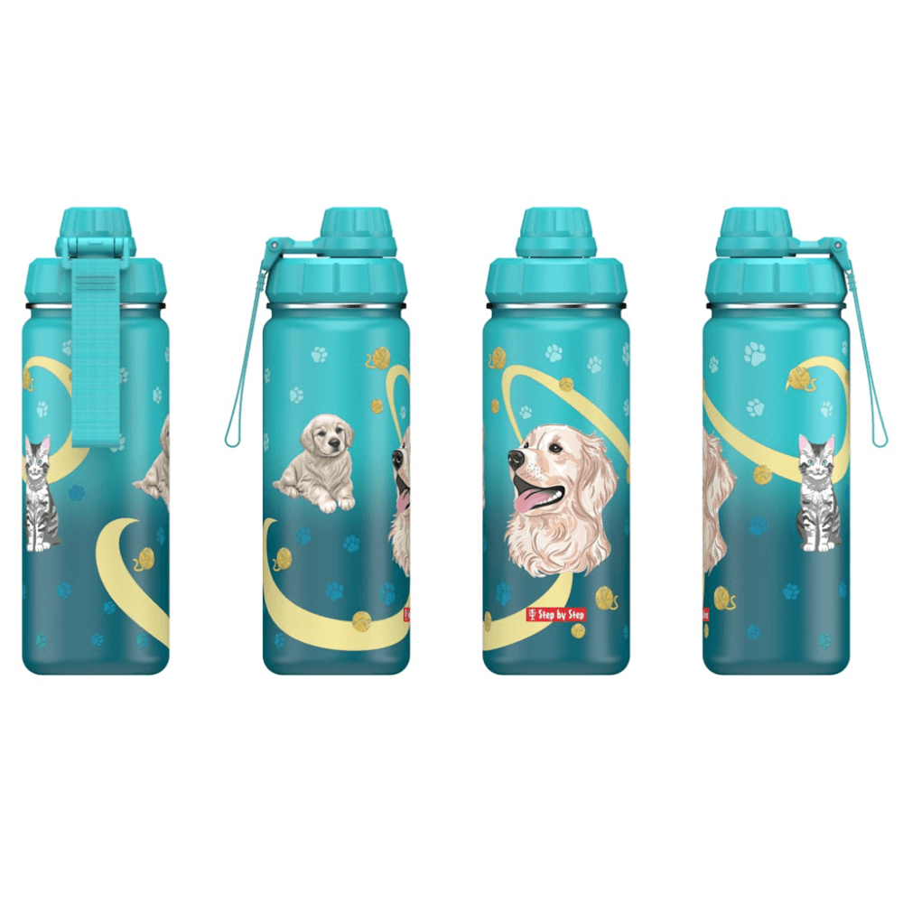 Izolovaná láhev na pití z nerezové oceli Step by Step 0,5 l, Sweet Pet - náhled 3