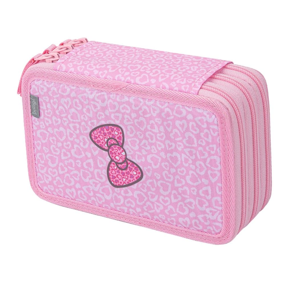 BAAGL Školní penál třípatrový Hello Kitty Sweet Leopard GRS - náhled 2