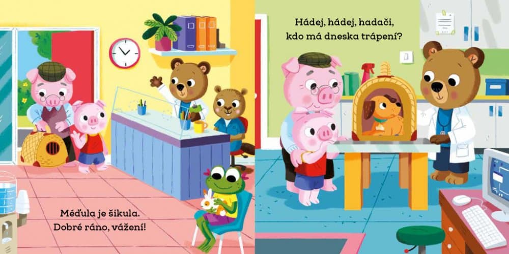MÉĎULA ŠIKULA VETERINÁŘEM – Obrázky s pohyblivými prvky - náhled 2