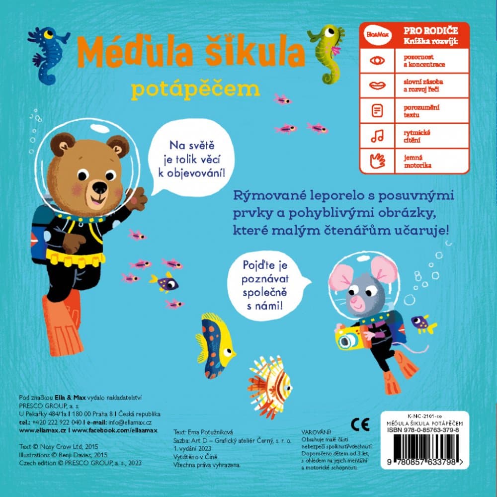 MÉĎULA ŠIKULA POTÁPĚČEM – Obrázky s pohyblivými prvky - náhled 5