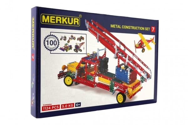 Stavebnice Merkur 7 100 modelů 1335 ks