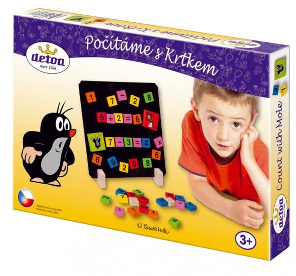 Magnetické počítání s Krtkem 40 ks - náhled 2