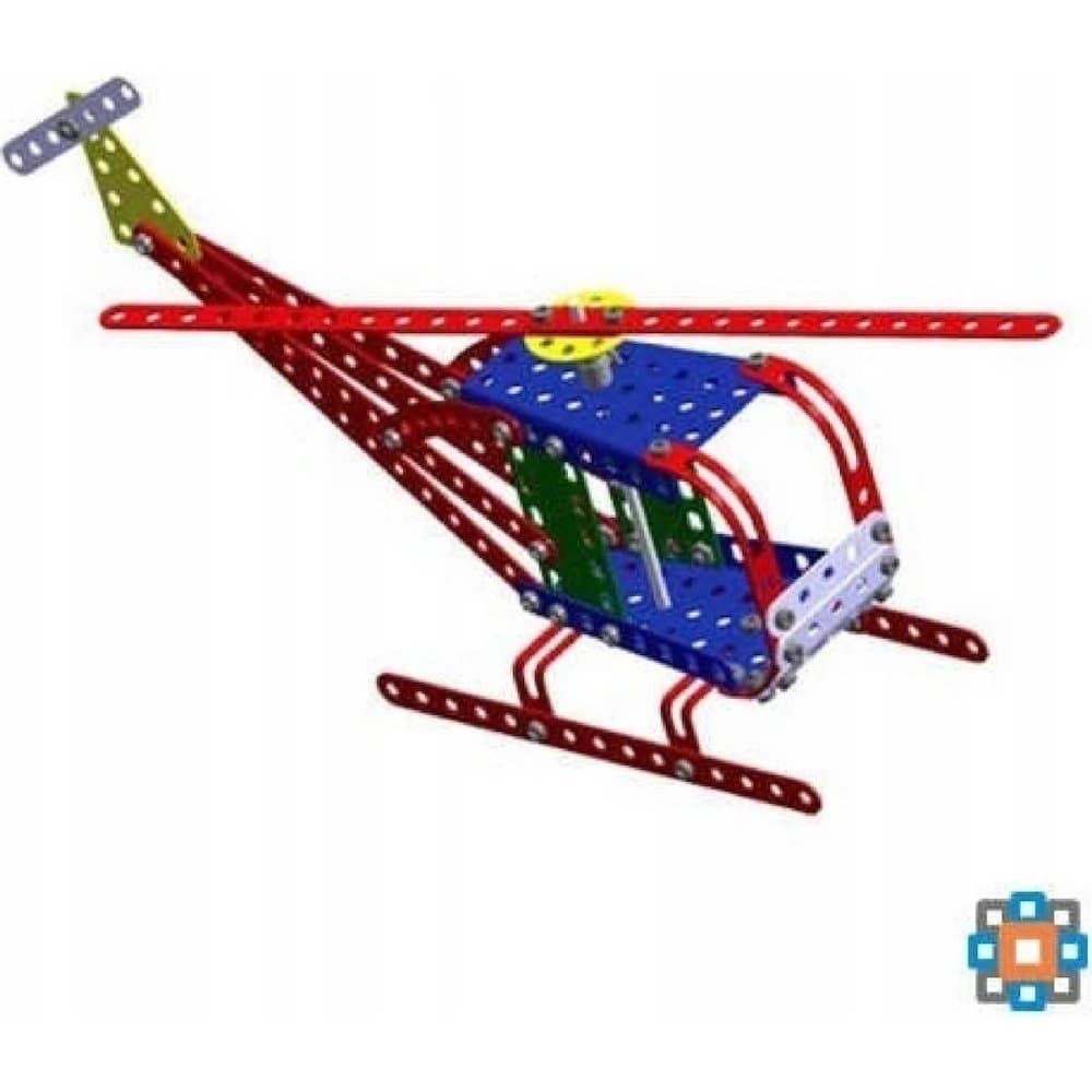 Stavebnice Merkur 013 Vrtulník 10 modelů 222 ks - náhled 4