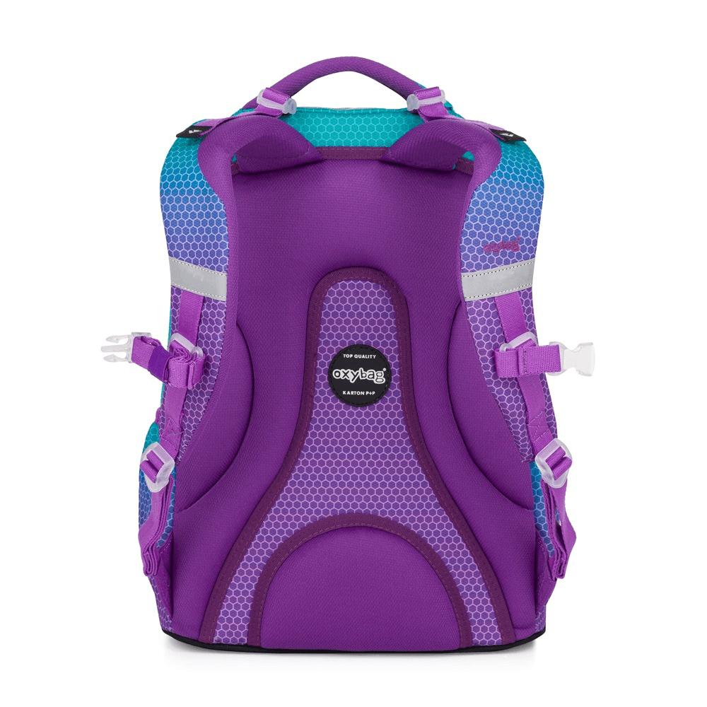 Školní batoh OXY Ombre Blue-pink - náhled 4