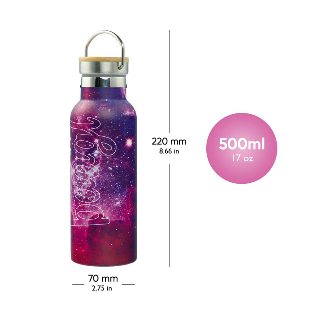 BAAGL Termoláhev s bambusovým víčkem Galaxy, 500 ml - náhled 4