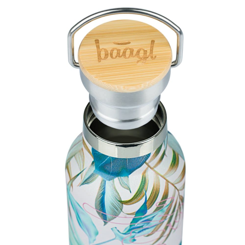 BAAGL Termoláhev s bambusovým víčkem Leafs, 500 ml - náhled 3
