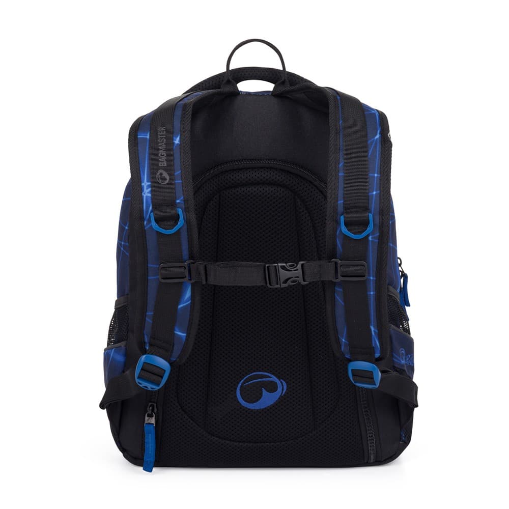 Studentský batoh Bagmaster DIGITAL 24 A  – modrý - náhled 3