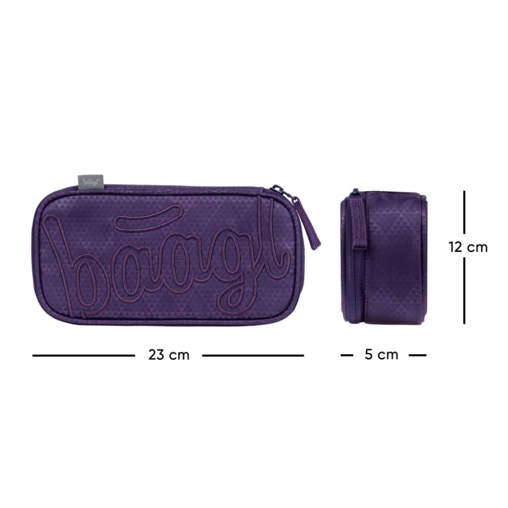 BAAGL Školní penál etue Plum - náhled 4