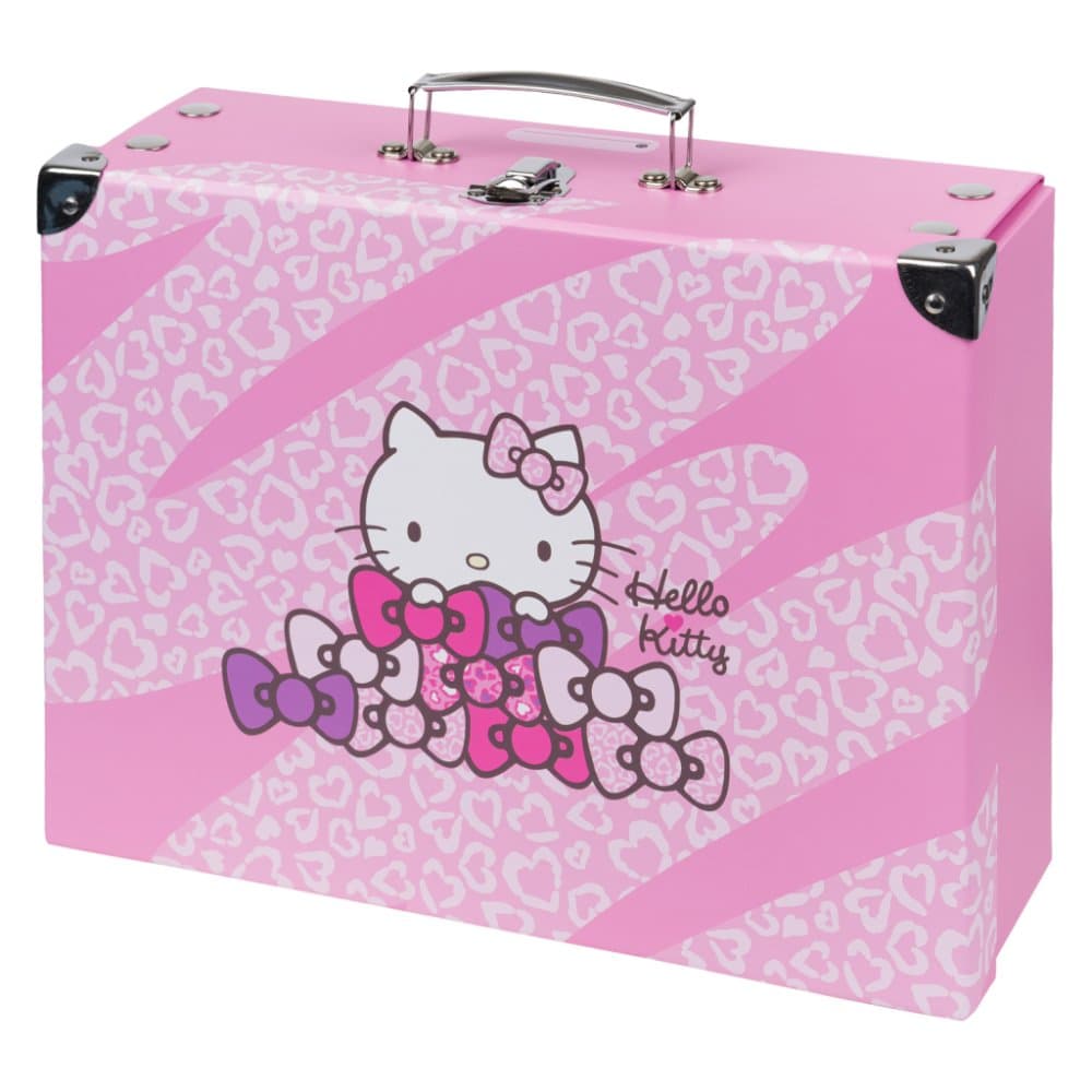 BAAGL Skládací školní kufřík Hello Kitty Sweet Leopard s kováním - náhled 1