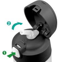 Thermos Funtainer dětská termoska s brčkem 355 ml - pirát - náhled 5