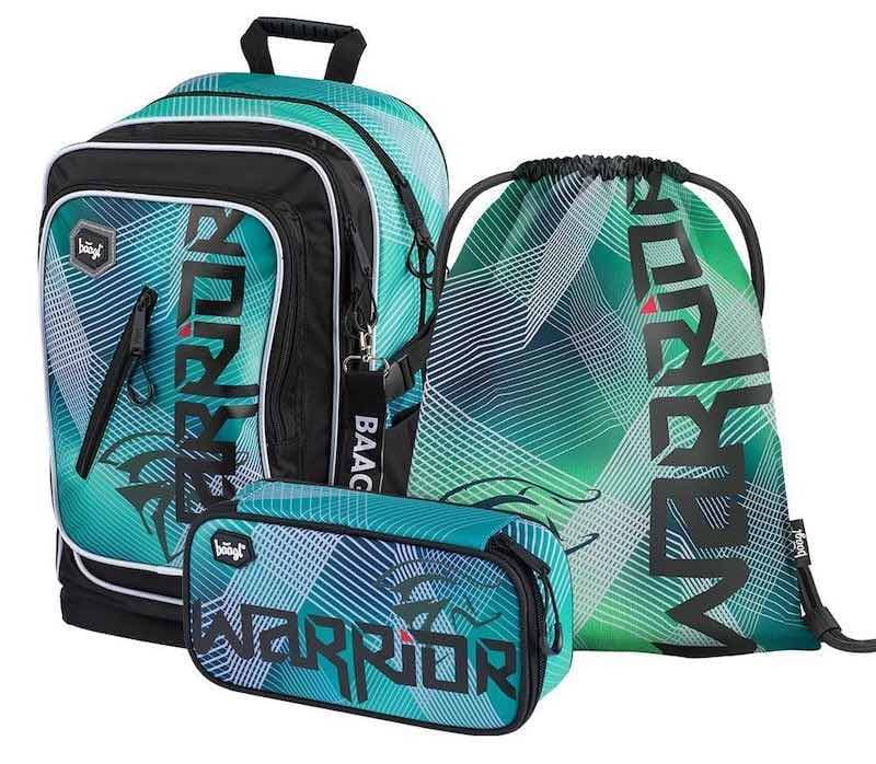 Školní batoh v setu Baagl Cubic Warrior - 3 díly - náhled 1