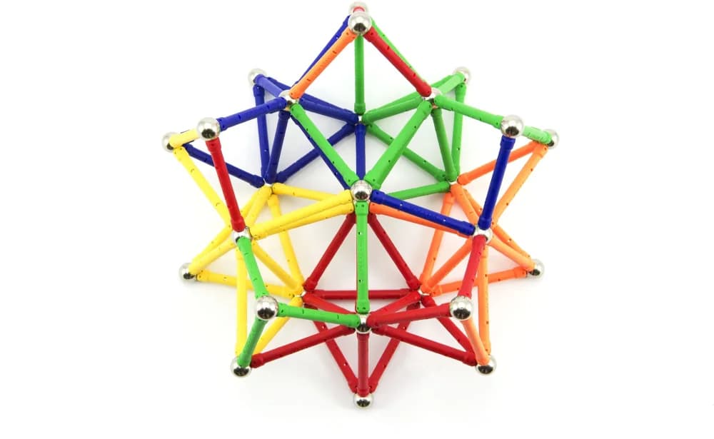 Magnetická stavebnice 99ks Magnetic - náhled 4