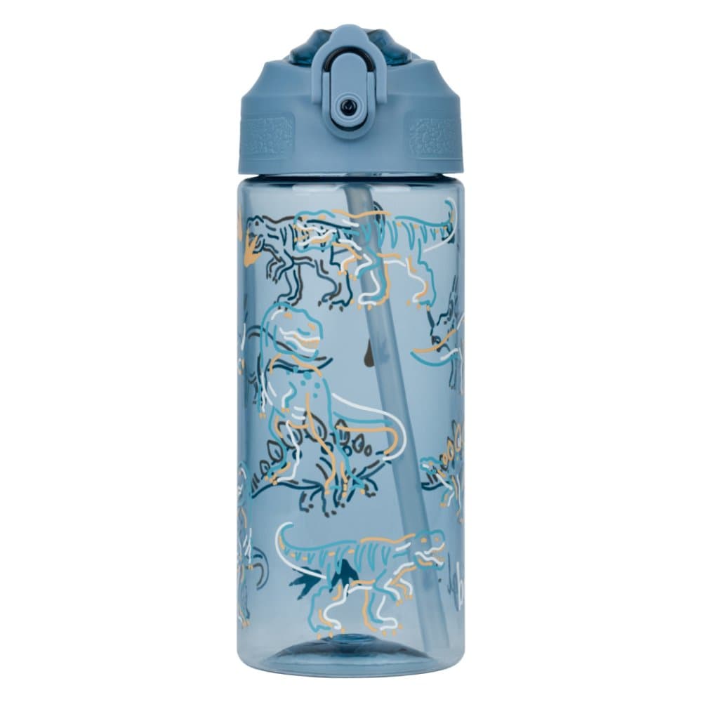 BAAGL Tritanová láhev na pití s brčkem Dino 500 ml - náhled 2
