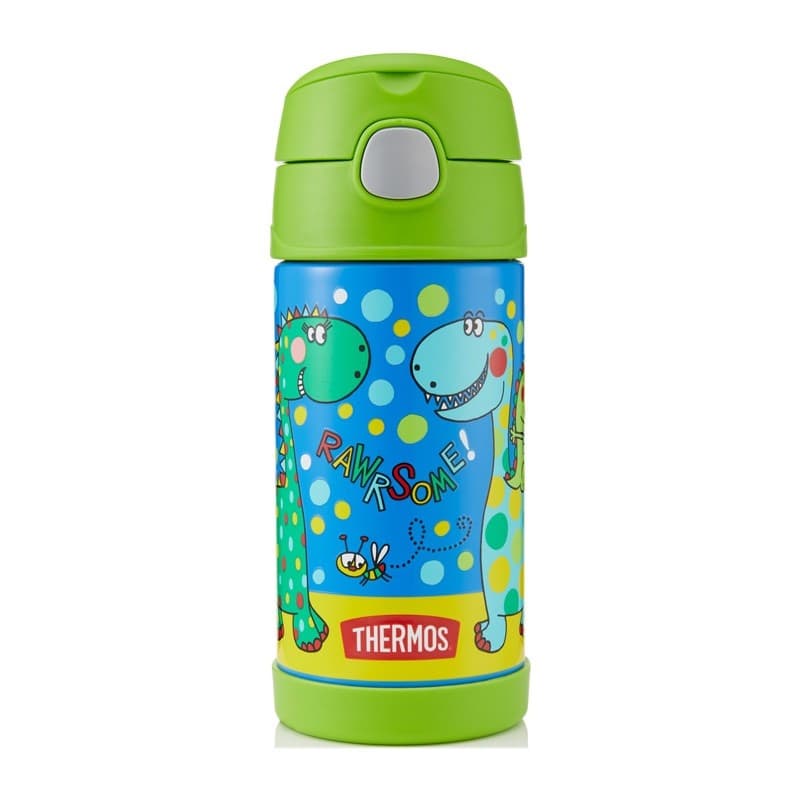 Thermos Funtainer dětská termoska s brčkem 355 ml - dinosaurus - náhled 1
