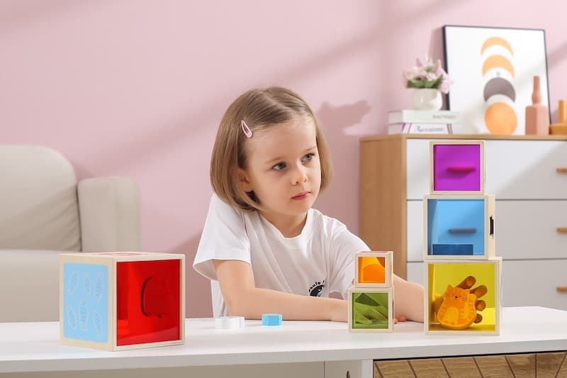 Dřevěné vkládací kostky Viga - náhled 3