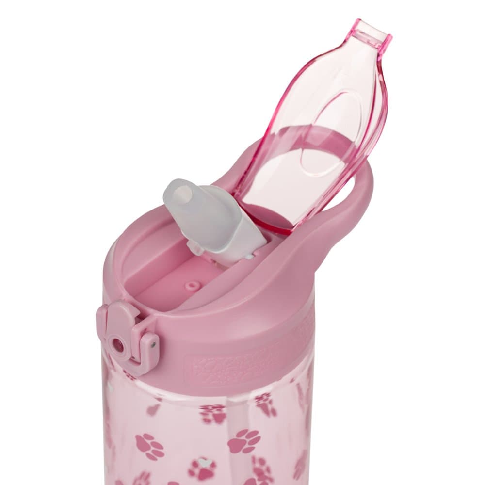 BAAGL Tritanová láhev na pití s brčkem Tlapky 500 ml - náhled 4