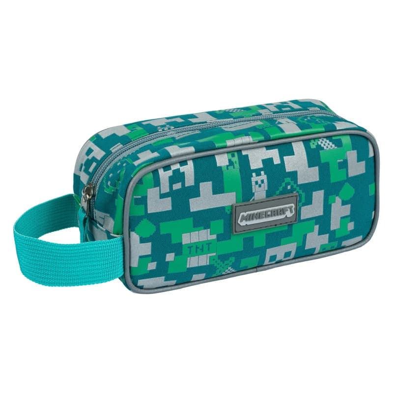 Penál etue Baagl Minecraft Silver Creeper