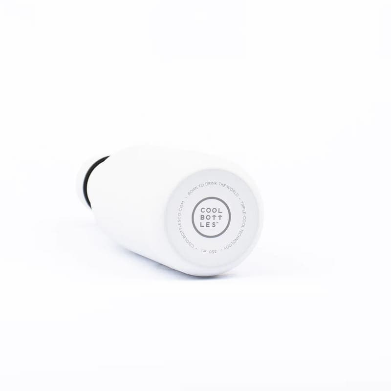 Nerezová termolahev COOL BOTTLES Mono White třívrstvá 350ml NEW - náhled 4