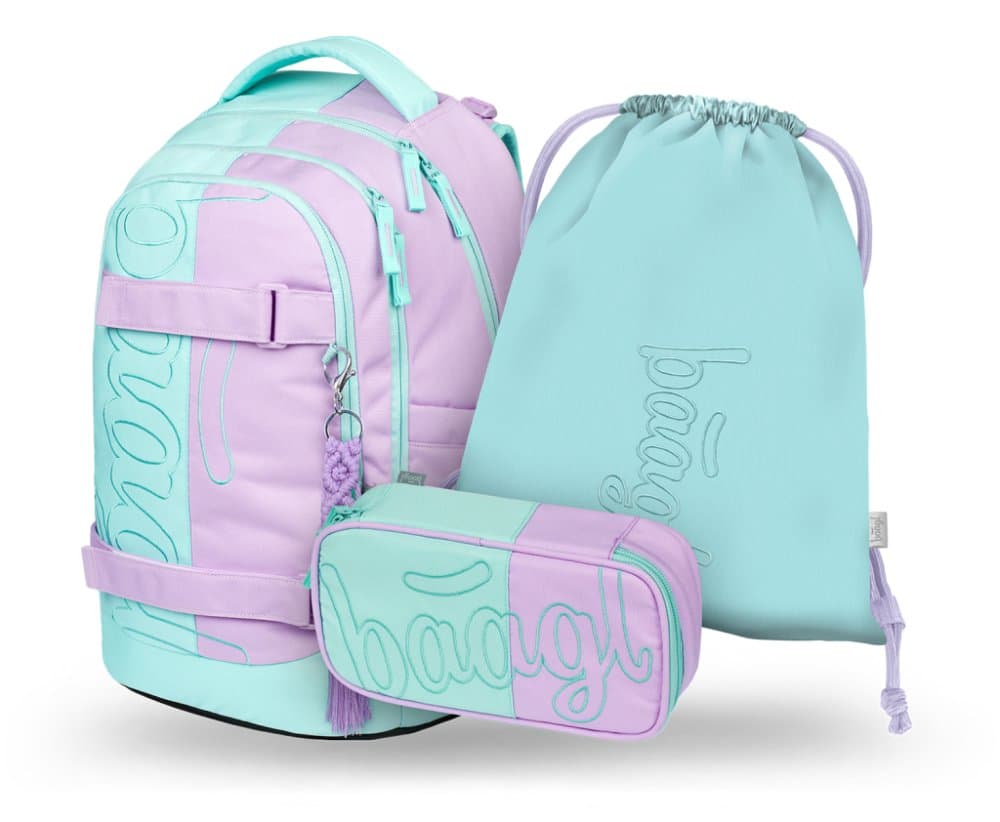 BAAGL SET 3 Skate max Sweet: batoh, penál, sáček - náhled 1