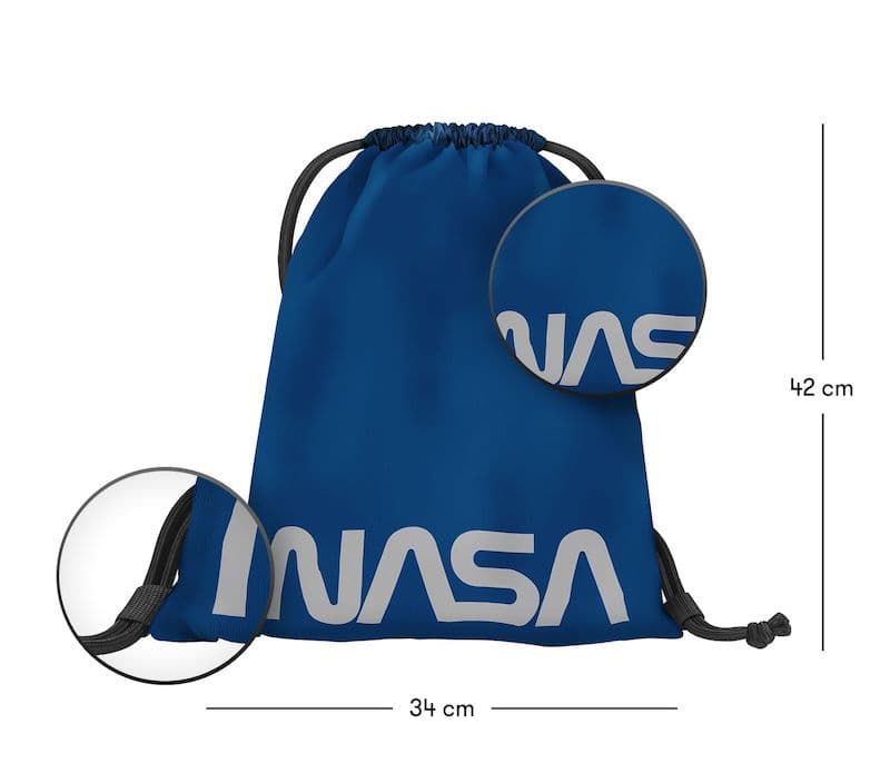 Sáček na obuv Baagl NASA modrý - náhled 4