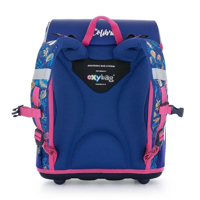 Oxybag Školní aktovka PREMIUM Kolibřík - náhled 3