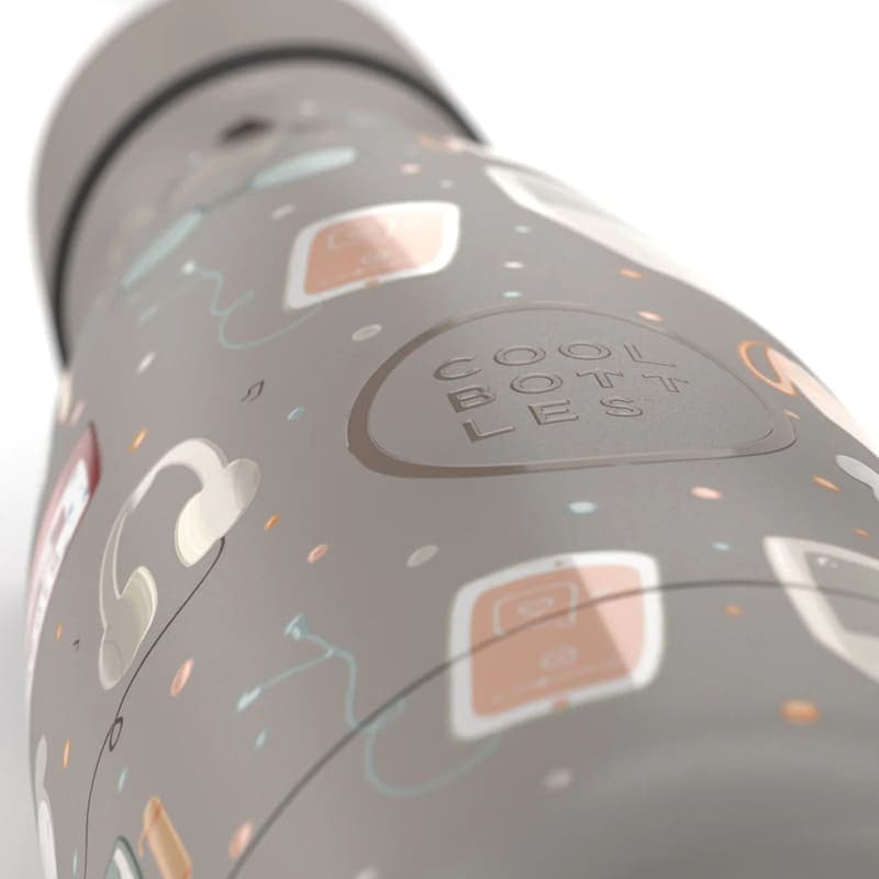 Dětská nerezová termolahev COOL BOTTLES Kids Must Have třívrstvá 260ml NEW - náhled 4