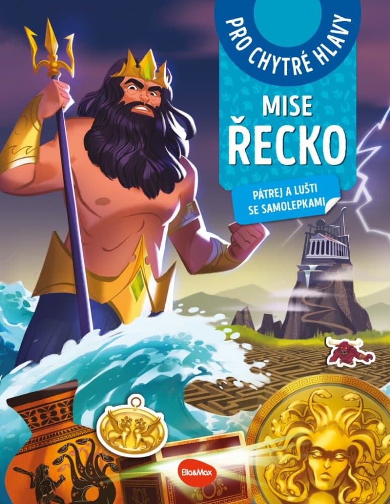 MISE ŘECKO – Pátrej a lušti se samolepkami - náhled 5