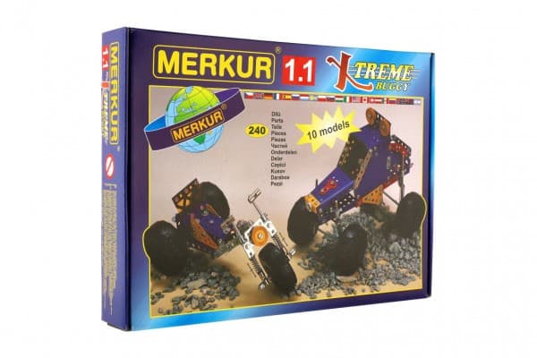 Stavebnice Merkur 1.1 10 modelů 240 ks
