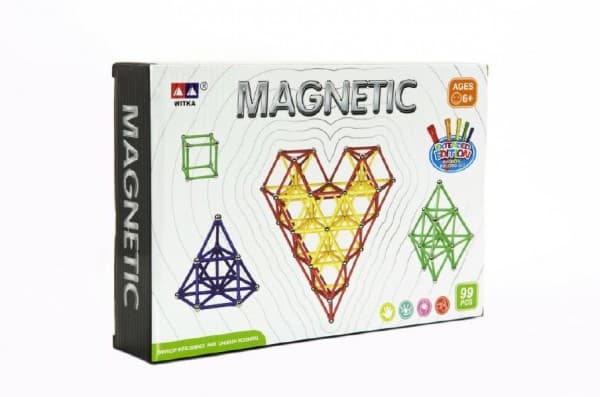 Magnetická stavebnice 99ks Magnetic