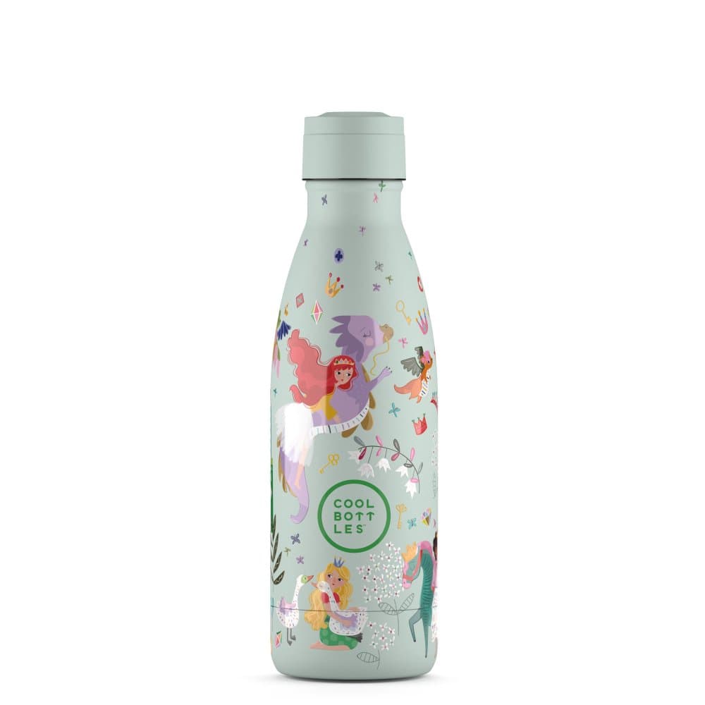 Dětská nerezová termolahev COOL BOTTLES Princess Kingdom třívrstvá 350ml 3D - náhled 2