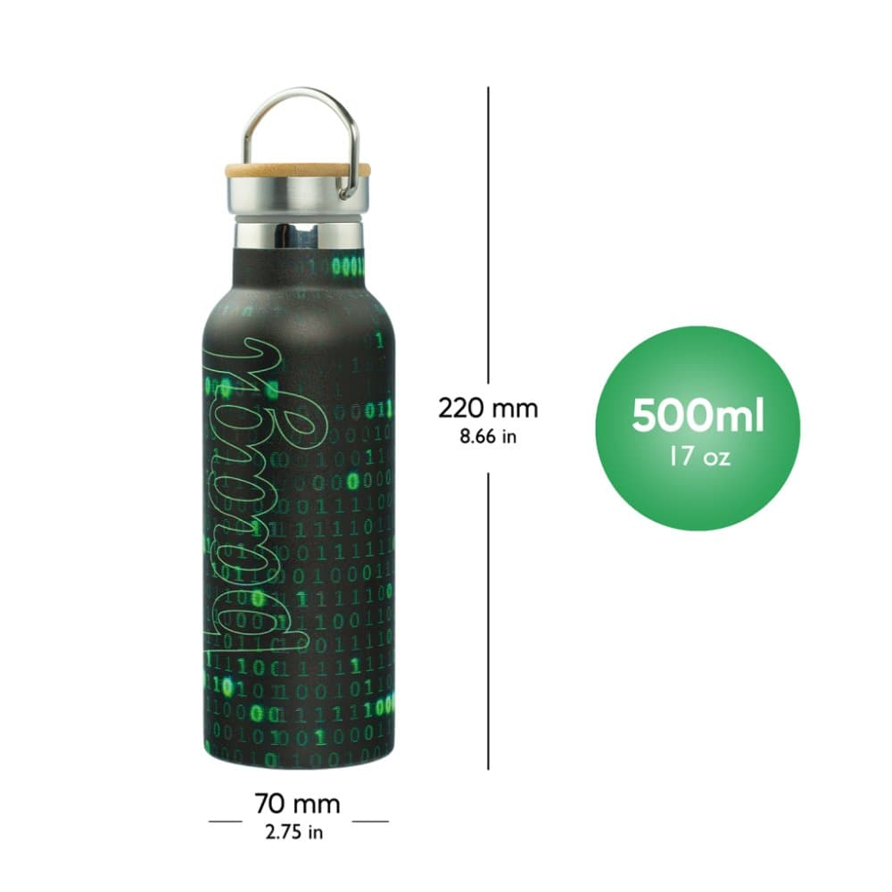 BAAGL Termoláhev s bambusovým víčkem Numbers, 500 ml - náhled 4