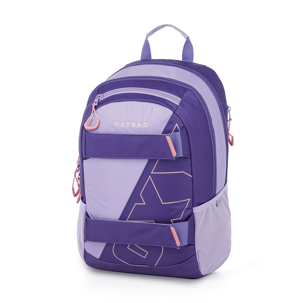 Studentský batoh + etue OXY Sport Half violet - náhled 2