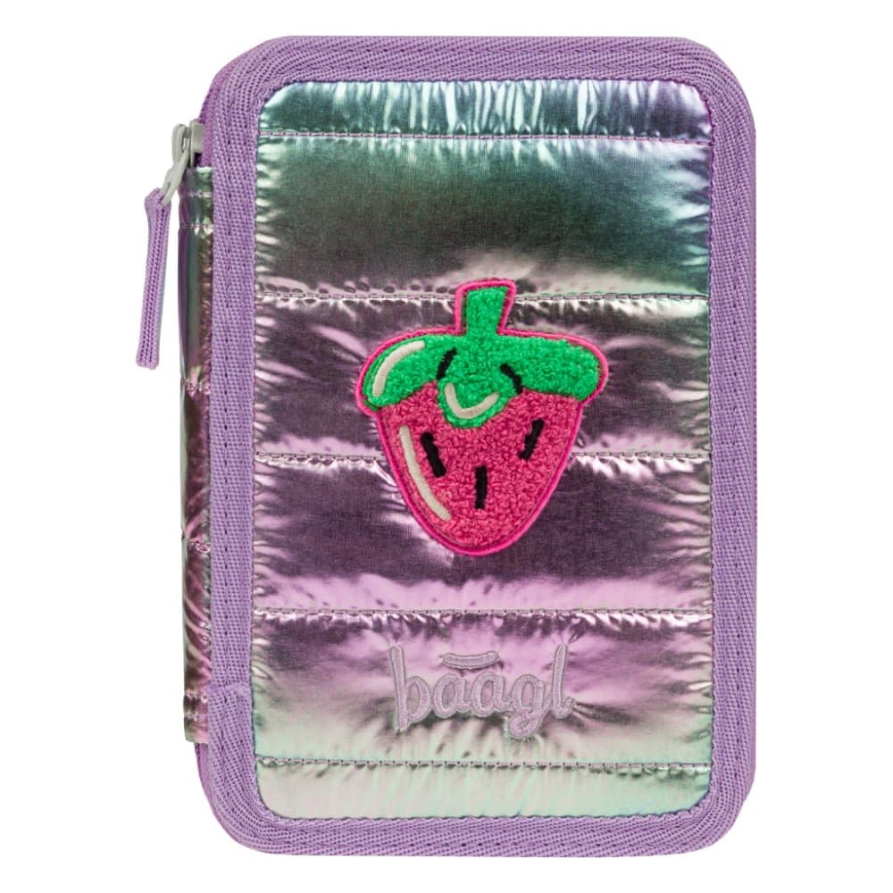 Baagl Školní penál třípatrový Lavender - náhled 3