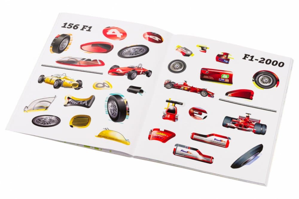FERRARI, vozy Scuderie – Kniha samolepek - náhled 4