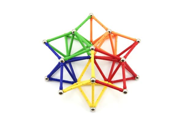 Magnetická stavebnice 200ks Magnetic - náhled 4