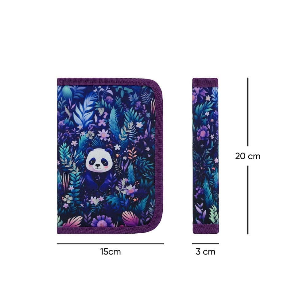 BAAGL 3 SET Ergo Jungle Panda: aktovka, penál, sáček - náhled 3