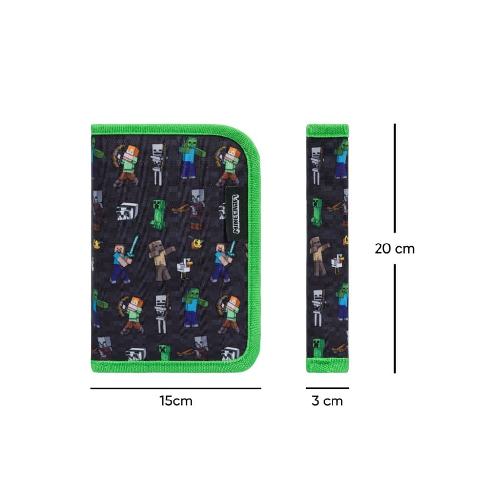 BAAGL Školní penál jednopatrový Minecraft - náhled 5