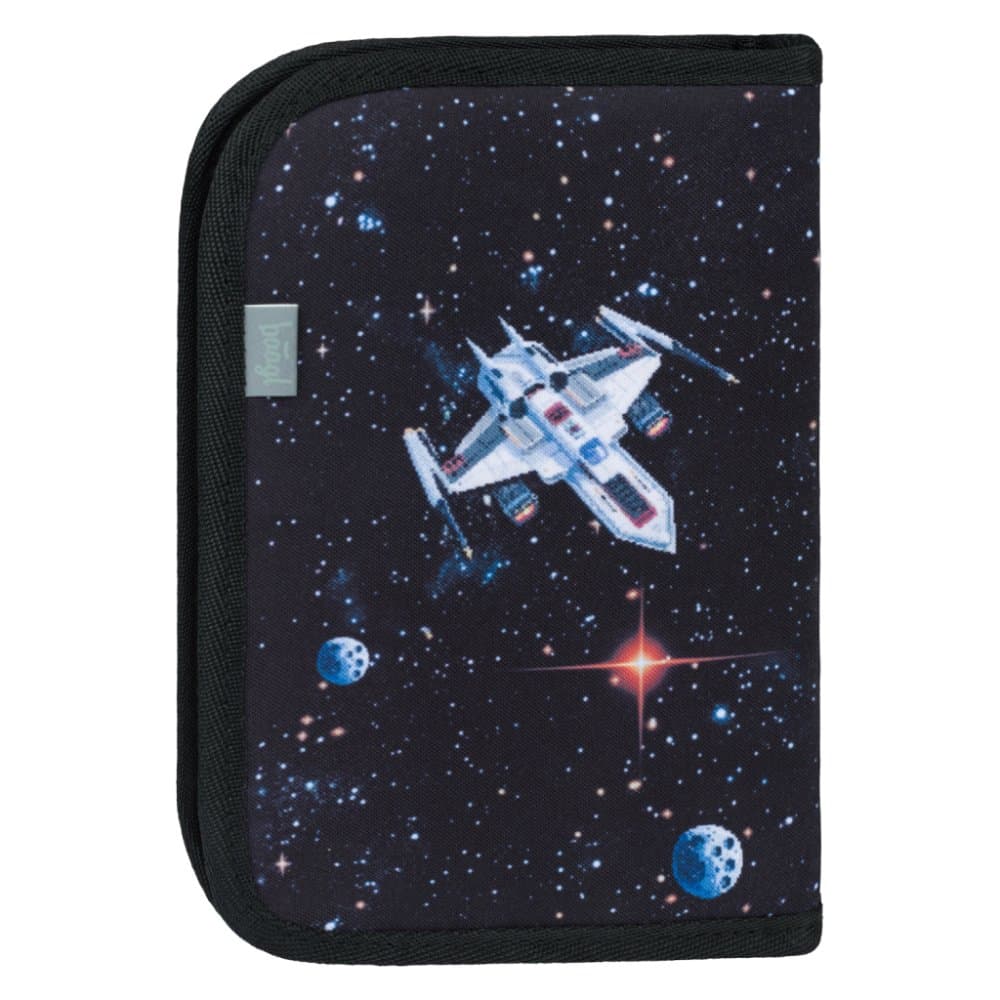 BAAGL Školní penál jednopatrový Pixel Space - náhled 2