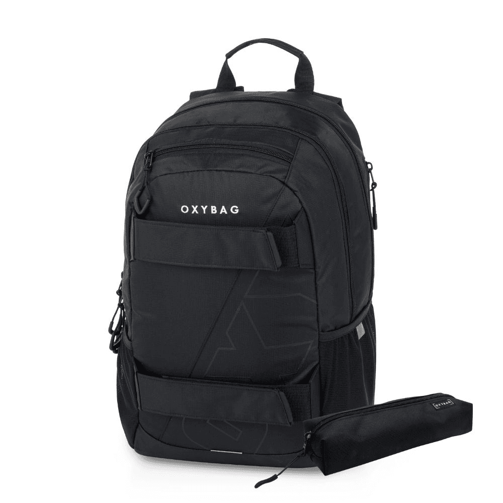 Studentský batoh + etue OXY Sport Black - náhled 1