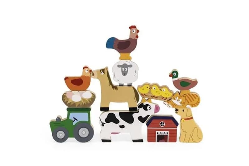 Dřevěná balanční sada farma Viga - náhled 3