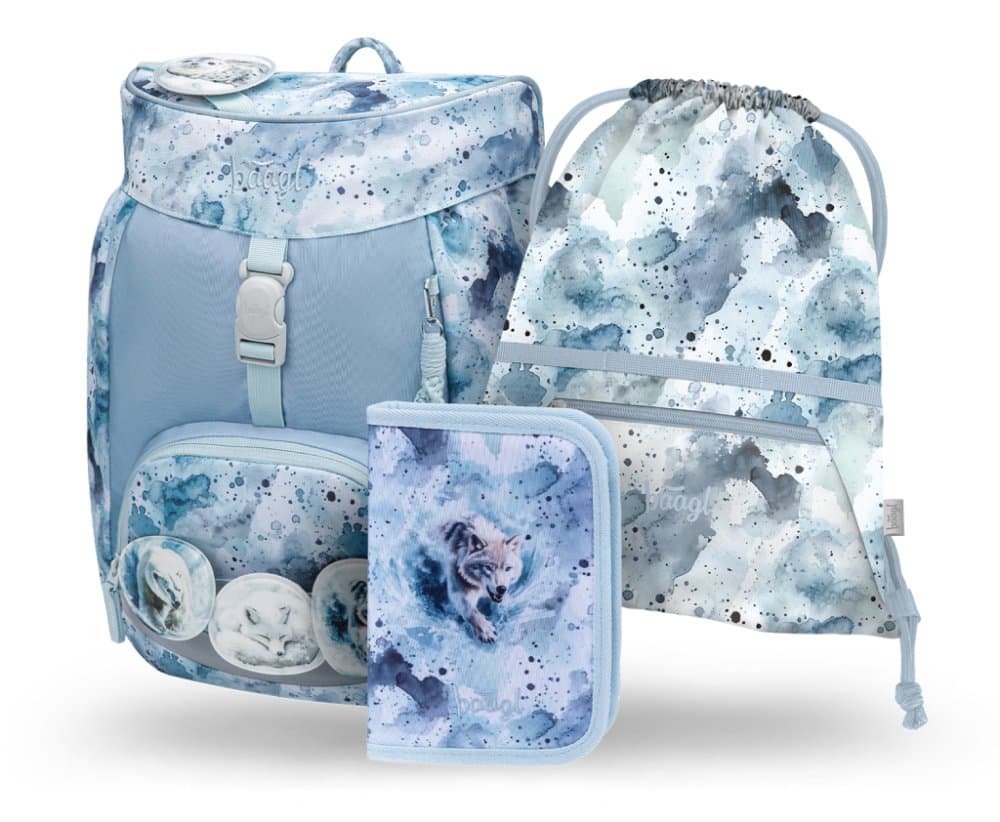 BAAGL SET 3 Airy Polar: batoh, penál, sáček GRS - náhled 1